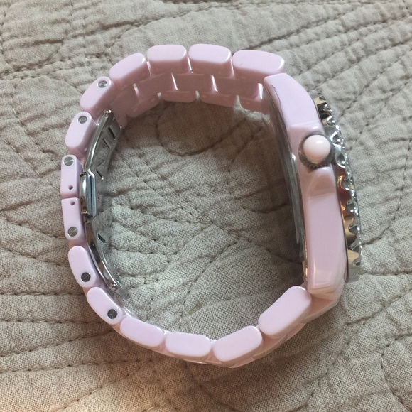 Real Collectibles by Adrienne Pink Ceramic Watch - Picture 6 of 11